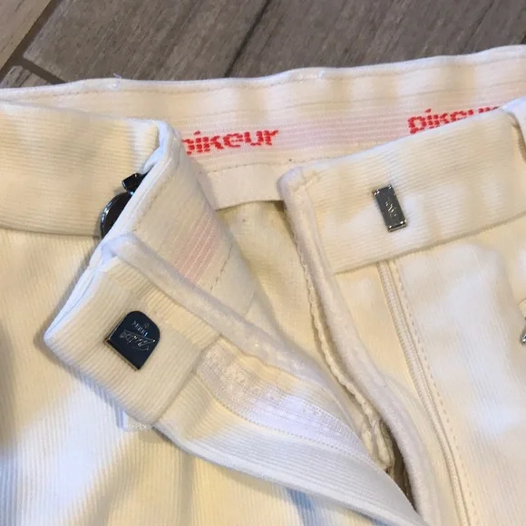EUC PIKEUR Full Seat White Riding Breeches